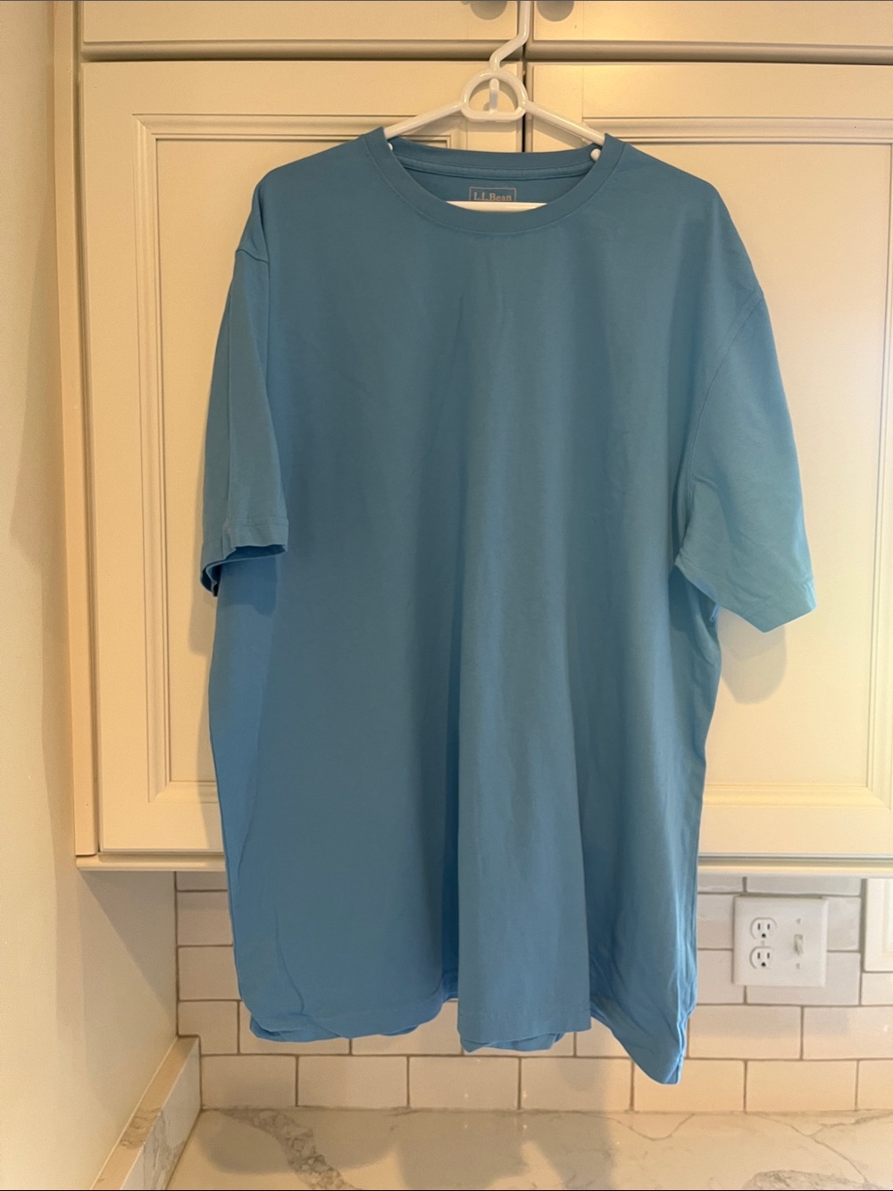 LL Bean’s Men’s Light Blue Men's Unshrinkable T-Shirt